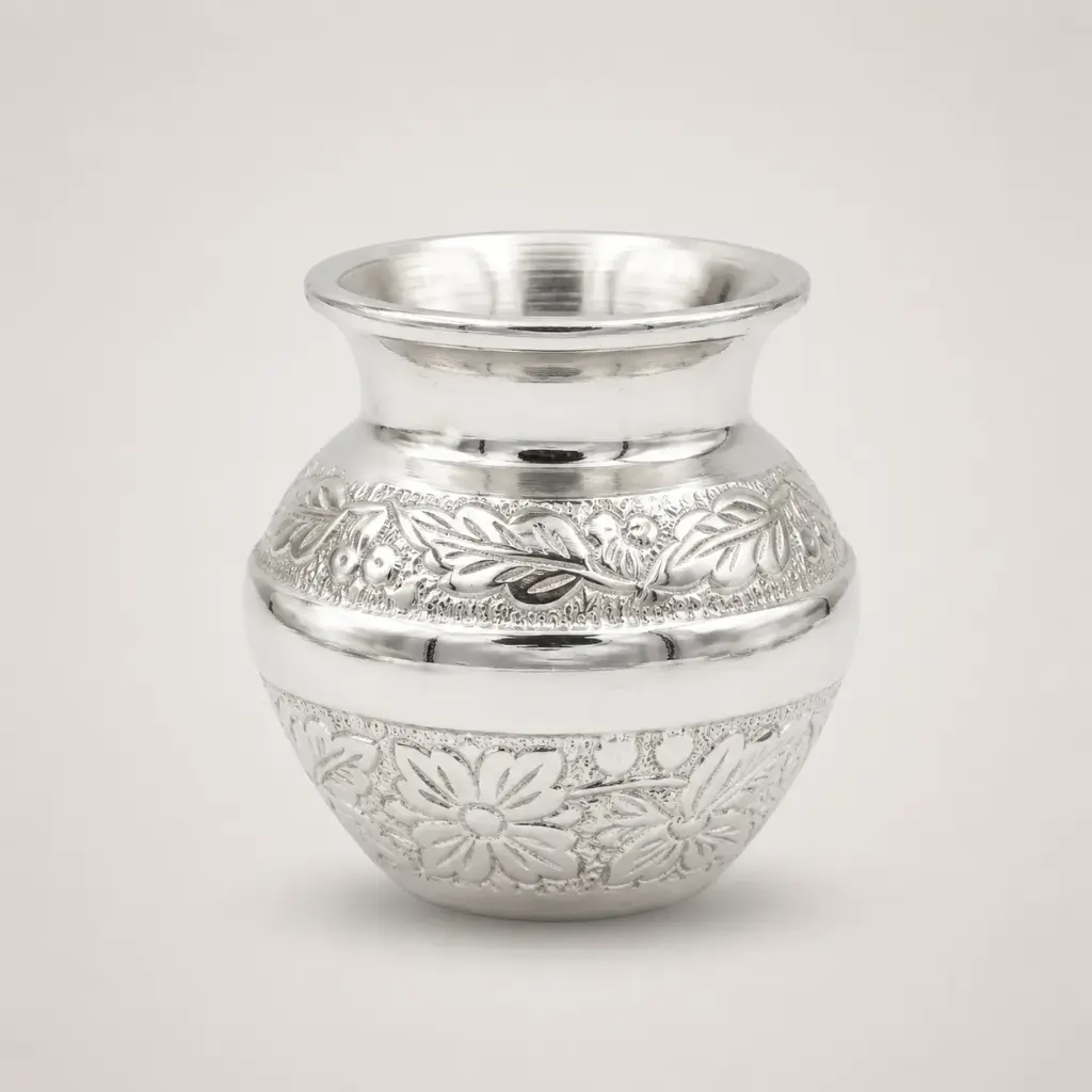 Silver Plated Kalash